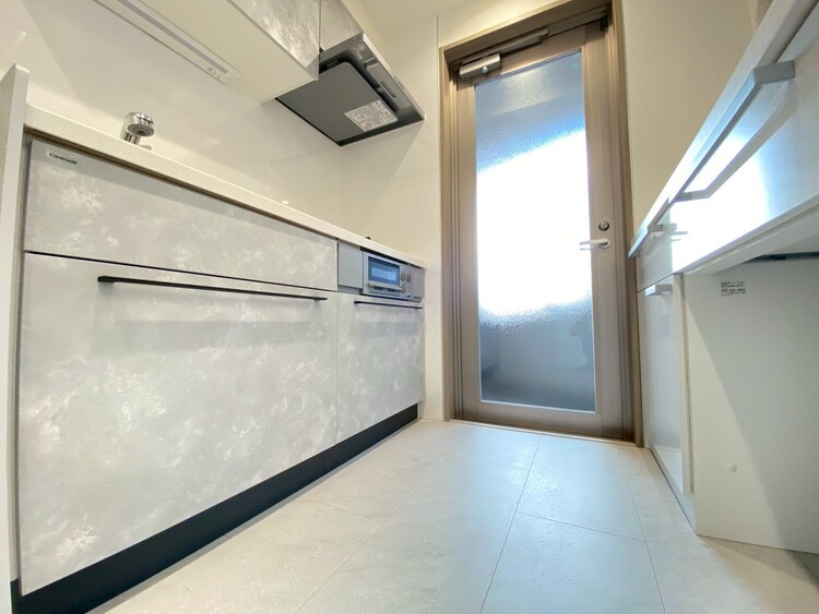 キッチン 開放感のあるキッチンスペース。調理をしながら、会話も弾みそうですね。