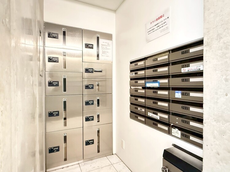 設備 郵便受けも、きちんと管理されています。