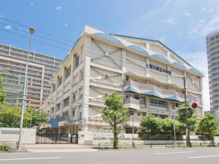 周辺 江東区立深川第五中学校