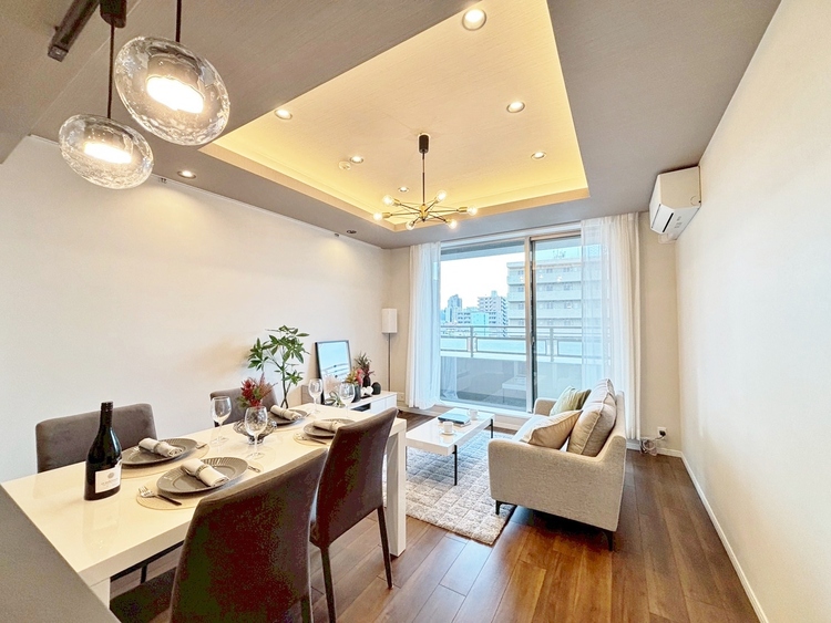 居間 「空間が織り成すひとつ先の住み心地」を演出します。