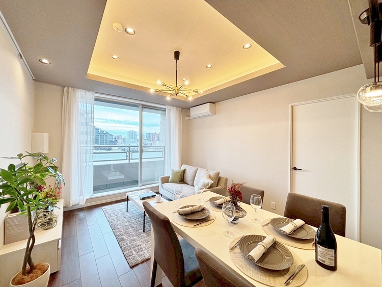 居間 ひとつひとつの空間に宿した機能性、そして美意識。