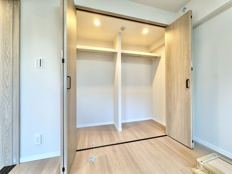 収納 居室にはクローゼットがあり、荷物もスッキリ収納して快適にお過ごしいただけます。