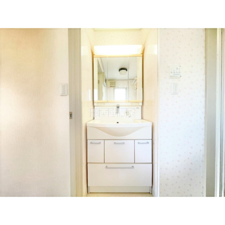 洗面 収納豊富な洗面化粧台