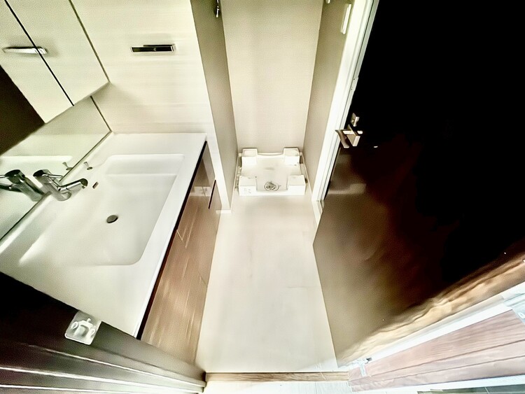 その他 十分な広さの脱衣所。