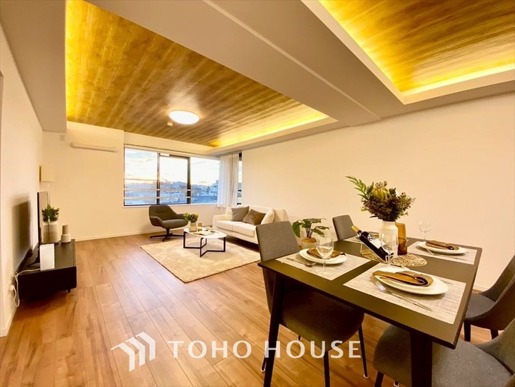 内装 【LIVING】◆家族◆愛する家族を一目で見渡せる。家族が集う空間。永遠に続く幸せな毎日を、ここで。