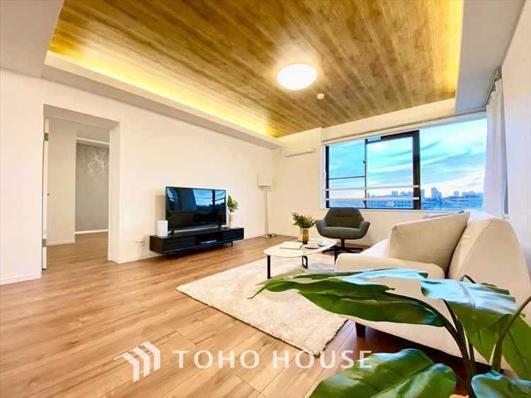 内装 【LIVING】◆simple is best◆無駄のない綺麗なつくりのリビングルームであなただけの暮らしを。