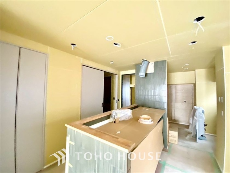 その他 現在改装中◆開放的◆後片付けが楽なシステムキッチン。収納スペースの充実！