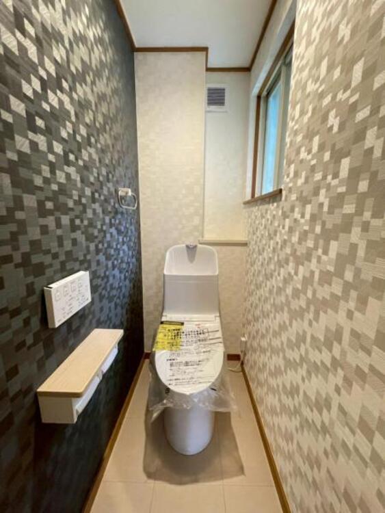 トイレ 毎日使うトイレは落ち着きと清潔感のあるデザイン