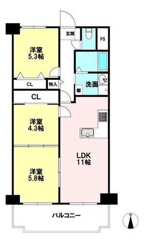 レックスタウン新高壱号館の物件画像