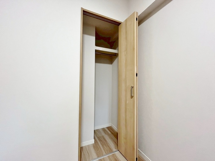 収納 居室にはクローゼットがあり、荷物もスッキリ収納して快適にお過ごしいただけます。