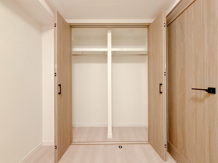 収納 居室にはクローゼットがあり、荷物もスッキリ収納して快適にお過ごしいただけます。