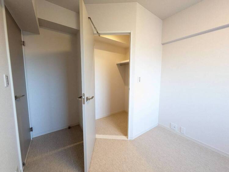 収納 居室にはクローゼットがあり、荷物もスッキリ収納して快適にお過ごしいただけます。