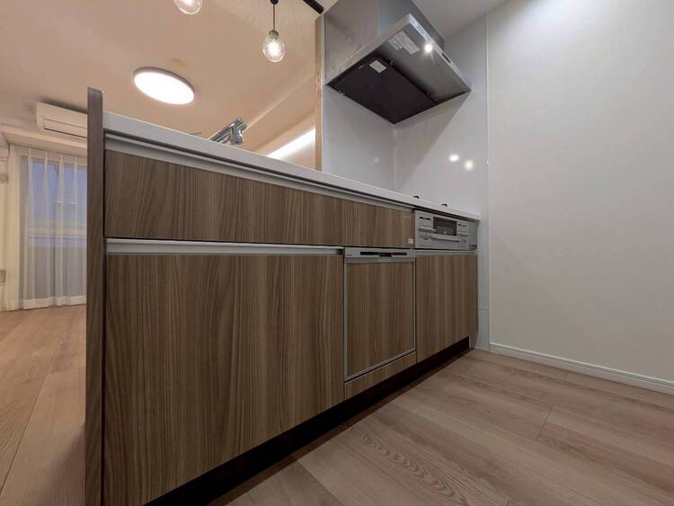 キッチン 開放感のあるキッチンスペース。調理をしながら、会話も弾みそうですね。