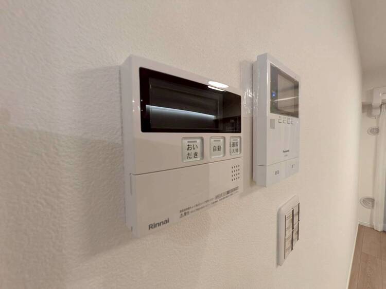 設備 見やすい画面で操作しやすい給湯パネル。