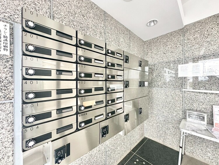 設備 郵便受けも、きちんと管理されています。