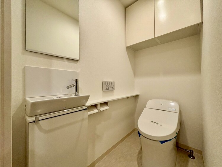 トイレ 清潔感の高いお手洗い。