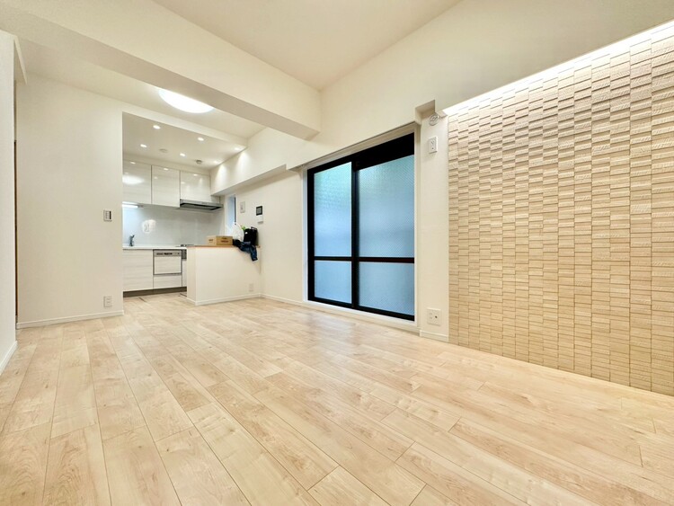 居間 飾り過ぎないシンプルな内装と偏り過ぎないデザインで統一しました。