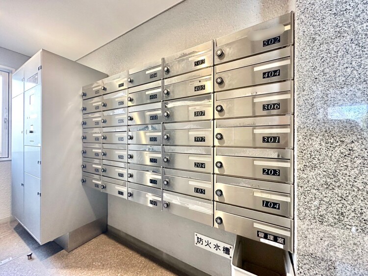 その他 郵便物を受け取るための郵便受けも、きちんと管理されています。