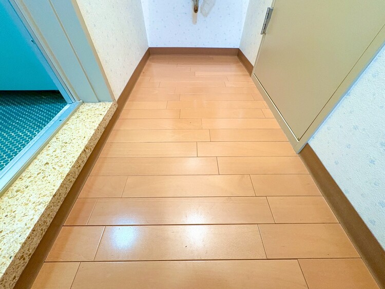 その他 十分な広さの脱衣所。