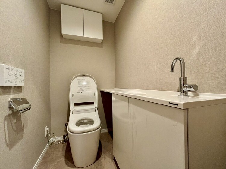 トイレ 清潔感の高いお手洗い。