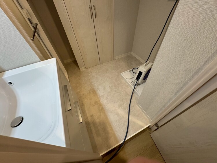 その他 十分な広さの脱衣所。