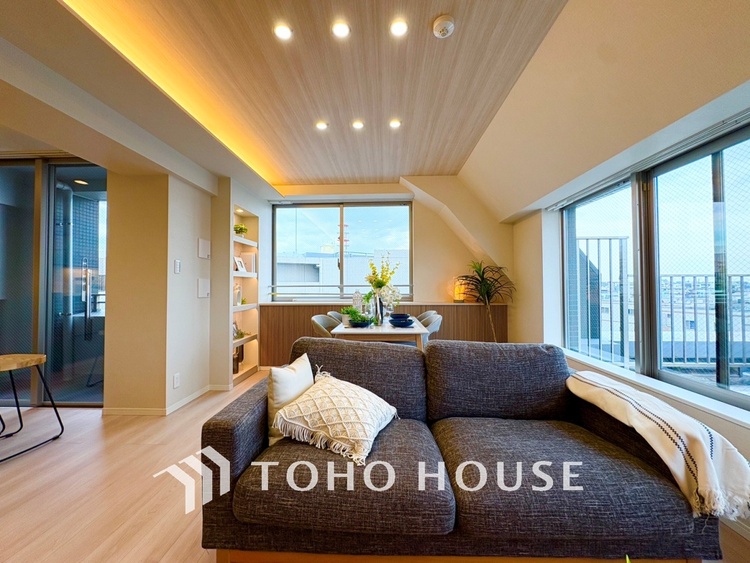 内装 【LIVING】◆Sunshine◆光が燦々と入り、いるだけで気持ちいい。「開放的でゆとりあるお部屋です。」