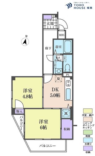 グリーンパーク第６五反野の物件画像