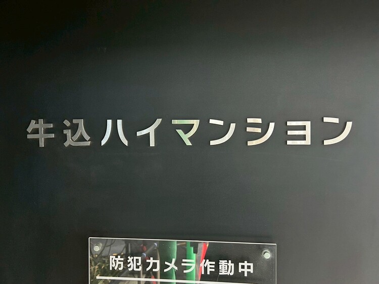 その他 スタイリッシュなエンブレム。お洒落なマンションは入り口から。
