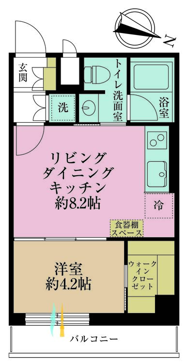 その他 1LDK、専有面積32.4m2、バルコニー面積4.09m2