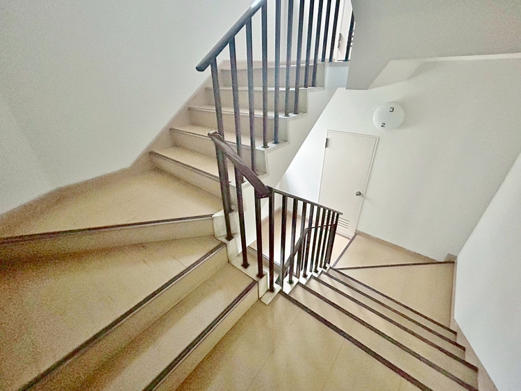 その他 共用部の階段です。明るく清潔に管理されています。