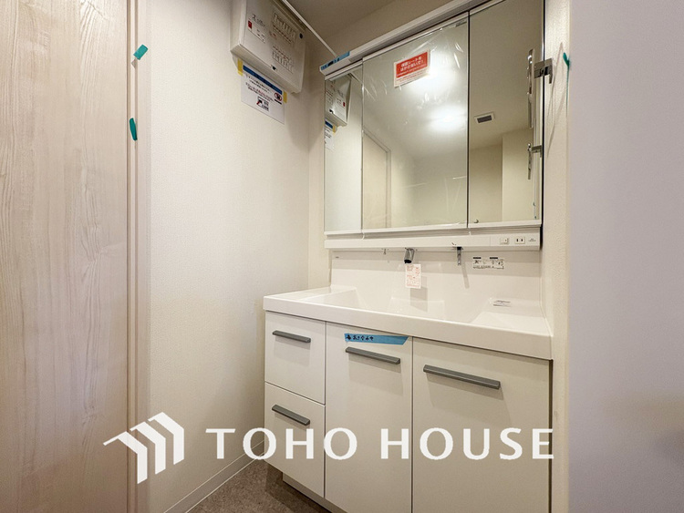 洗面 清潔感のある洗面室