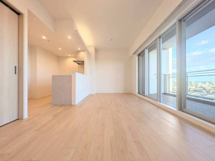 居間 シンプルな内装と偏り過ぎないデザインで統一しました。