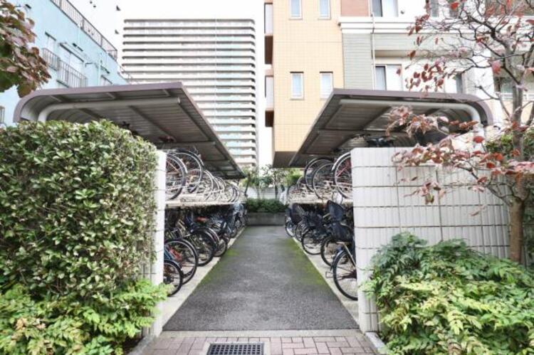 その他 敷地内に設けられた駐輪スペース。