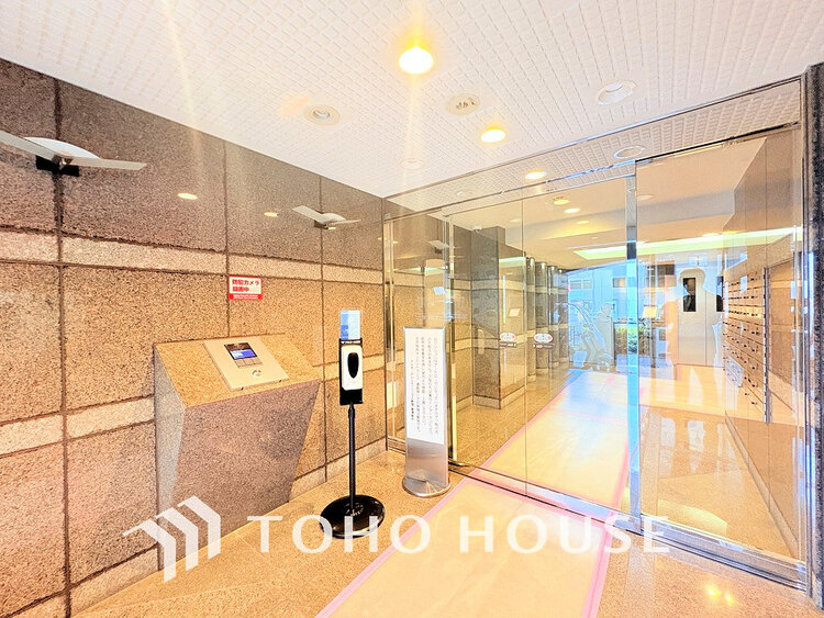 エントランス 落ち着いた色合いのエントランス