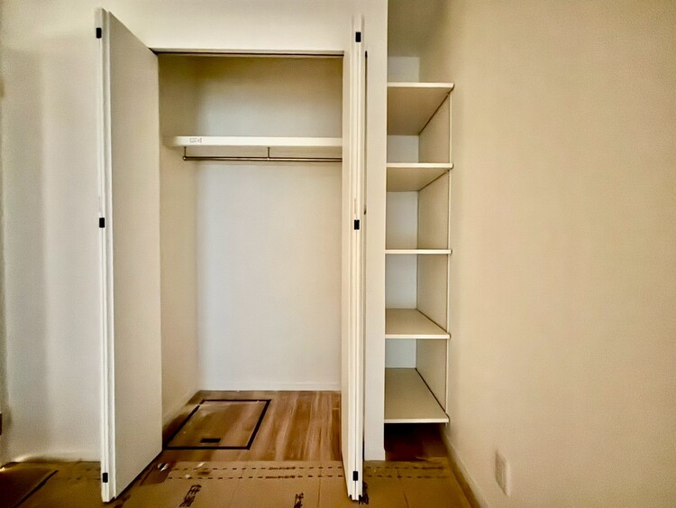 収納 収納スペースが付いていて、お部屋を広く使っていただけます。