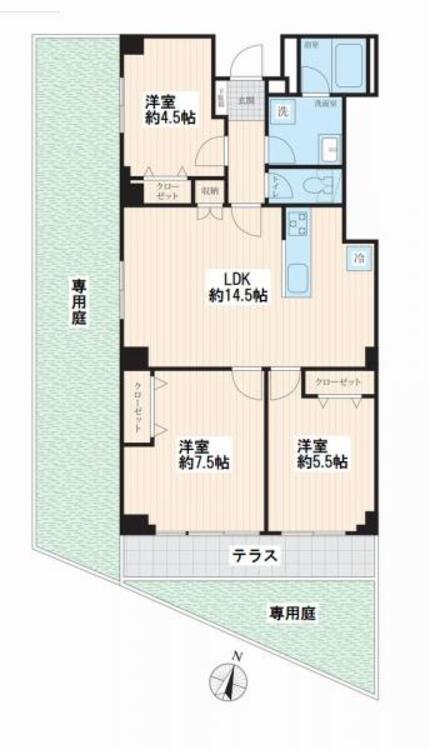 間取り ３ＬＤＫ