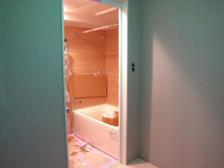 風呂 現地で広さのご体感ができます。図面と合わせてご説明しますので、お気軽にお問い合わせください（2025.10.21撮影）