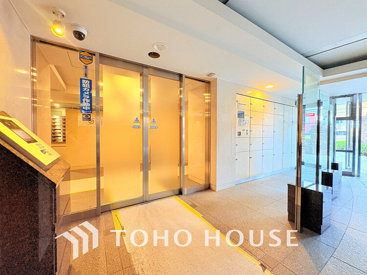 エントランス 落ち着いた色合いのエントランス