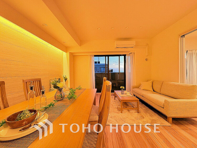 内装 ゆったりとくつろげる上質なリビングダイニング