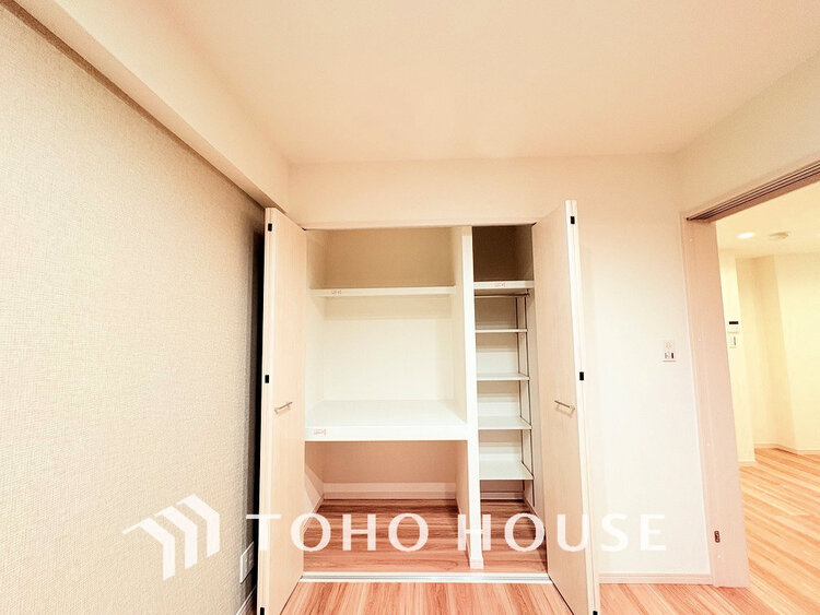 収納 収納スペースを完備、荷物が多い方でも安心の収納力