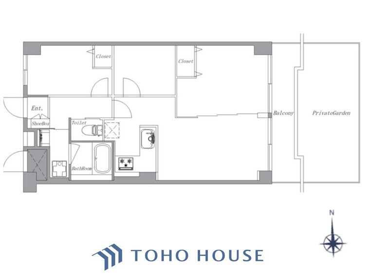 間取り リノベーション実施住戸。空間演出に拘り整然とセンス良く纏められた室内は最高の癒し空間でなければなりません。そこで暮らす方々のことを考え抜き、そして造りこんだ空間は極上の癒しを提供してくれます。