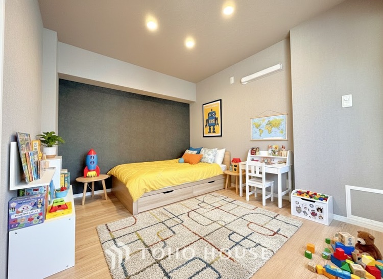 内装 ＊配置してある家具や小物はCGによるイメージ画像ですプライベートルーム風の通り道。舞い込んでくる風が優しく躍り、室内に爽やかな空気を運んでくる。