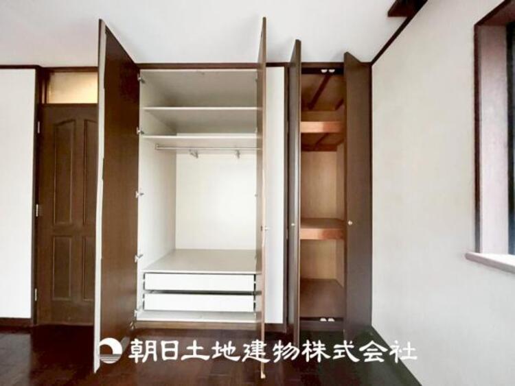 収納 【収納】部屋ごとに設けた収納は住みやすさへのこだわりがあります。シンプルで使いやすい収納スペース。