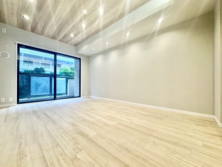 居間 豊かな居住性と、安心感を満たすクオリティが見事に調和した住空間。