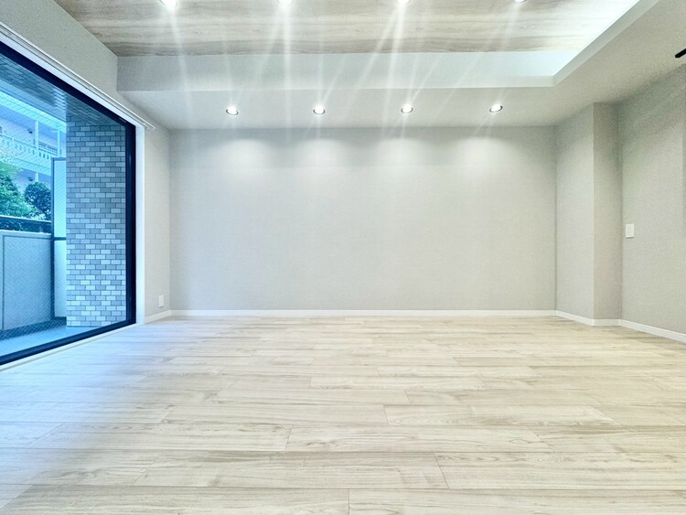 居間 飾り過ぎないシンプルな内装と偏り過ぎないデザインで統一しました。