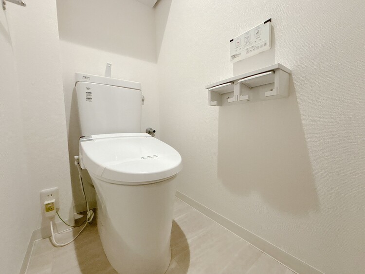 トイレ 暮らしの中のさりげないひとときの快適さにも、こだわりを、持って設備を配しております。