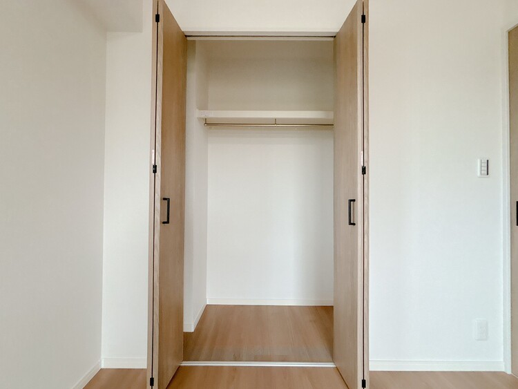 収納 居室にはクローゼットがあり、荷物もスッキリ収納して快適にお過ごしいただけます。