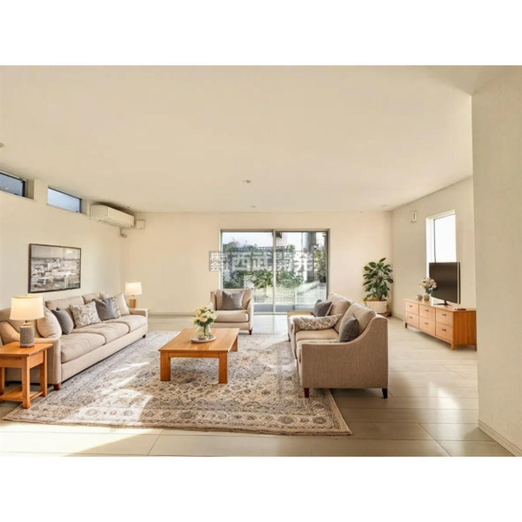 居間 配置してある家具や小物はCGによるイメージです。