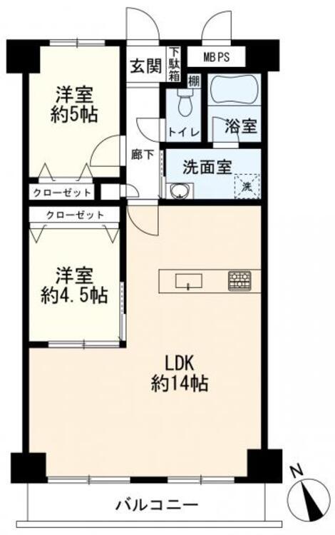 間取り ２ＬＤＫ