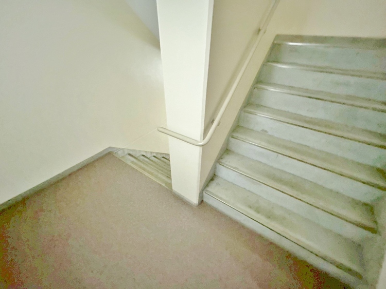 その他 共用部の階段です。明るく清潔に管理されています。